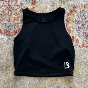 Buffbunny Black Workout Crop Top Size Small